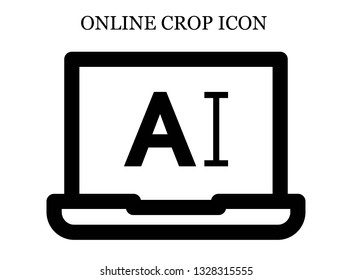 online Typography icon. Editable online Typography icon for web or mobile.