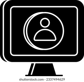 online user  flat icons design