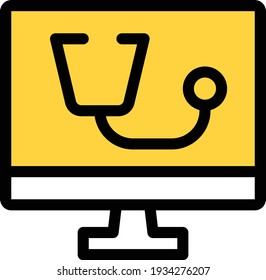 Online-Vektorfarbsymbol