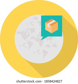 icono de color plano vectorial en línea