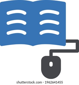online vector glyph color icon