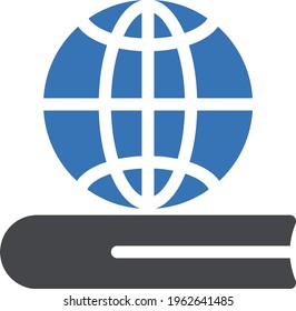 online vector glyph color icon