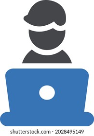 icono de color de glifo vectorial en línea
