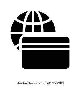 icono plano de glifo vectorial en línea 