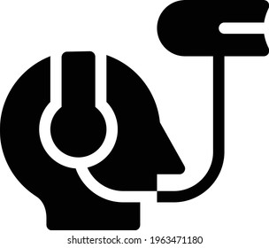 online vector glyph flat icon