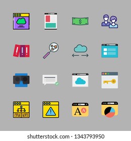 online vector icon set