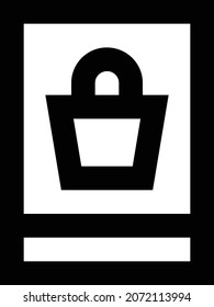 ilustración vectorial en línea aislada en un fondo transparente. iconos vectoriales de almacenamiento para el concepto o gráficos web.