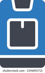 ilustración vectorial en línea sobre un fondo transparente. Símbolos de calidad superior. Iconos vectoriales de glifos para diseño de conceptos y gráficos.