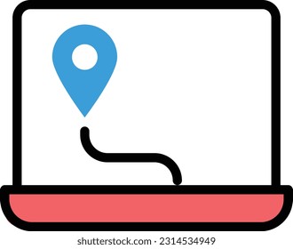 online Vector illustration on a transparent background. Premium quality symmbols. Line Color vector icons for concept and graphic design.