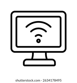 Icono de contorno de Vector en línea. Archivo Eps 10