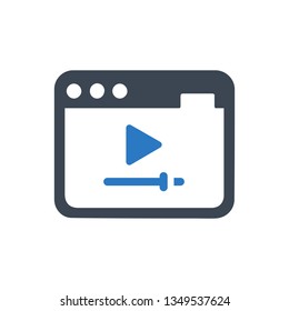 Online video icon