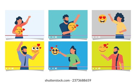 Online video illustrations created with the help of vector graphics and uploaded to various websites are a great way for companies to promote their products using digital technologies