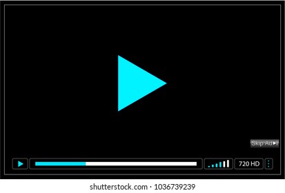 online video player window