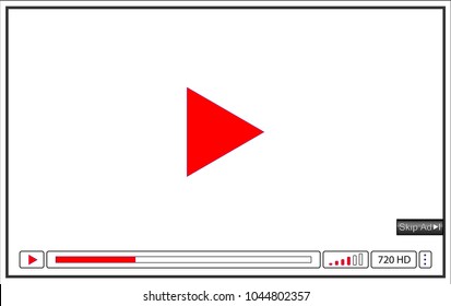 online video player window
