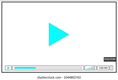 online video player window