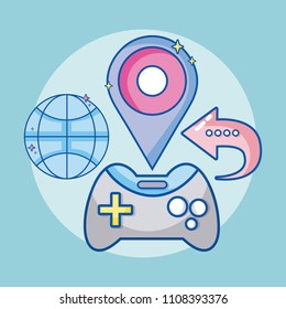 Online videogames concept