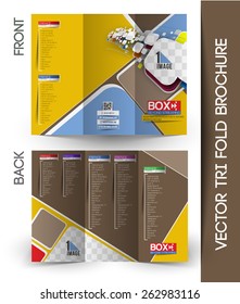 Online Videos Streaming Tri-Fold Mock up & Brochure Design