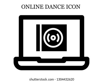 online Vinyl icon. Editable online Vinyl icon for web or mobile.