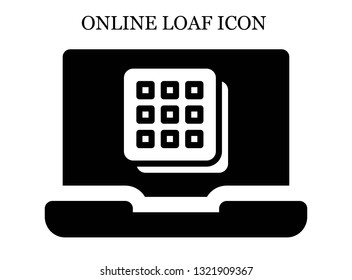 online Waffle icon. Editable online Waffle icon for web or mobile.