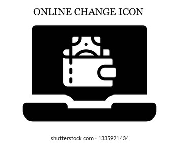 online Wallet icon. Editable online Wallet icon for web or mobile.