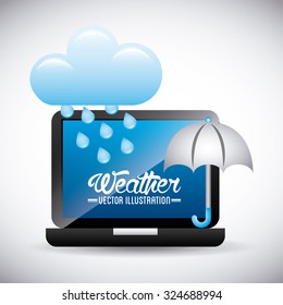 online weather design, vector illustration eps10 graphic 
