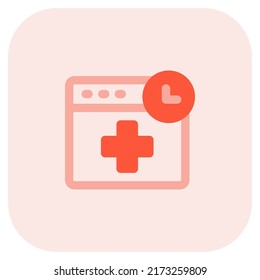 Online web prescription appointment on pending status