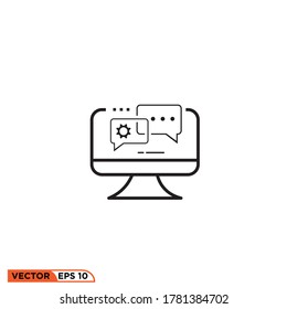 online webinar icon design vector illustration 