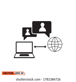 online webinar icon design vector illustration 