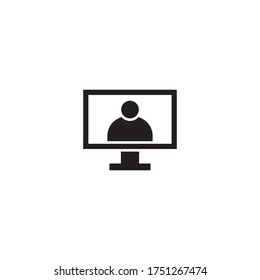  Online Webinar icon vector illustration. ui icon 