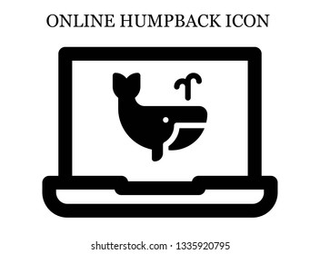 online Whale icon. Editable online Whale icon for web or mobile.
