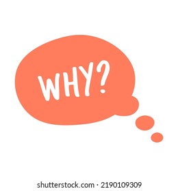 Online Warum Chat-Kommentar. Cartoon Dialog und Sprechblasen mit Wort innen. Kann für Kommunikation, Internet, Konversation, Diskussionskonzept verwendet werden