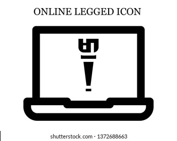 online Wooden leg icon. Editable online Wooden leg icon for web or mobile.