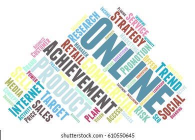 online word cloud typography