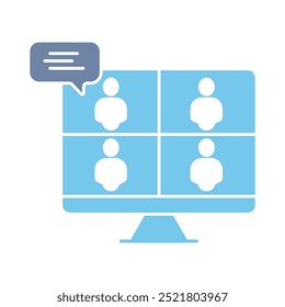 online workshop concept line icon. Simple element illustration. online workshop concept outline symbol design.