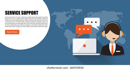 Online World Global Services Support. 
