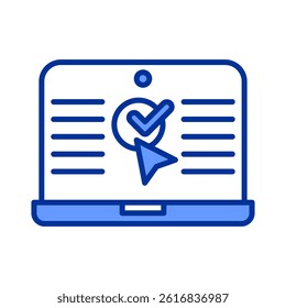 Onlinebooking Icon Element For Design