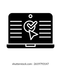 Onlinebooking Icon Element For Design
