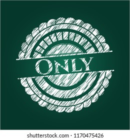 Only with chalkboard texture