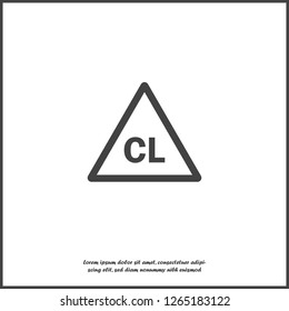Only with chlorine. Bleaching of fabric is possible on white isolated background. Layers grouped for easy editing illustration.