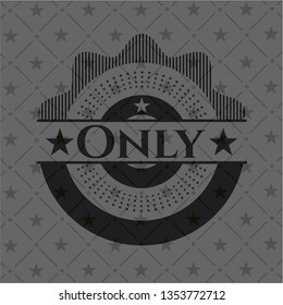 Only dark badge