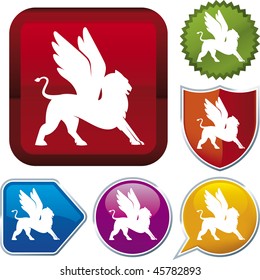 Only global colors. CMYK. Easy color and proportions changes.