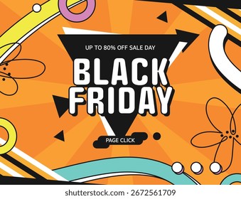 ¡Sólo una vez al año! Plantilla del Black Friday