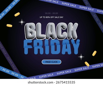 ¡Sólo una vez al año! Plantilla del Black Friday