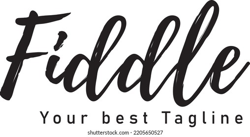 Only one single word. Printable graphic tee. Design doodle for print. Vector illustration. Colorful. Hand drawn calligraphy style. Black and white