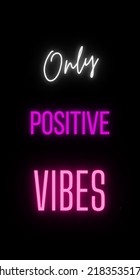 Only positive vibes theme wallpaper for party and mobile wallpaper