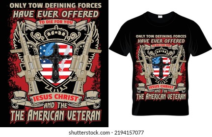 plantilla de diseño de camisetas veteranas. ... ...