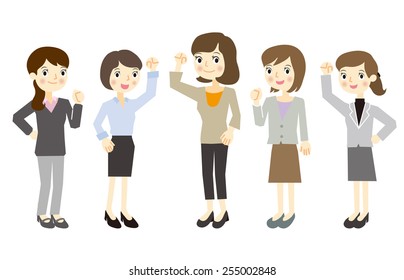 Only women business team