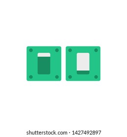 on/of switch icon vector illustration 
