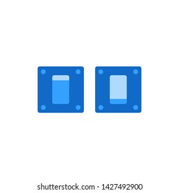 on/of switch icon vector illustration 