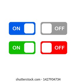 On/Off Button Icon Vector Design Illustration